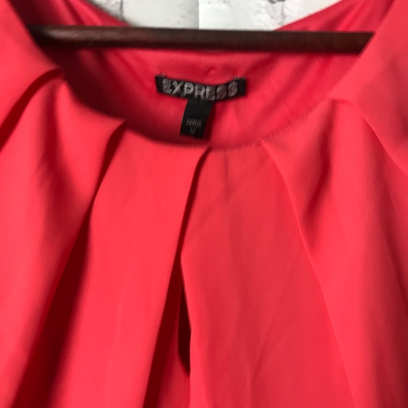 Express Coral Sleeveless Mini Dress - Picture 2 of 5